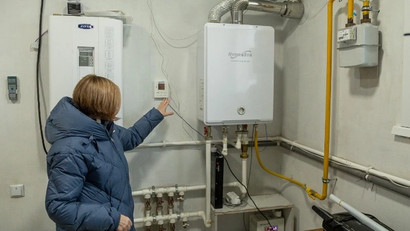 Частный дом на улице Кленовой в Южно-Сахалинске газифицировали к Новому году