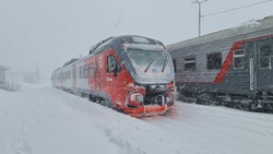Из-за метели пригородный поезд Корсаков — Южно-Сахалинск отменили