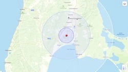 Землетрясение зафиксировали у села Успенское Сахалинской области 