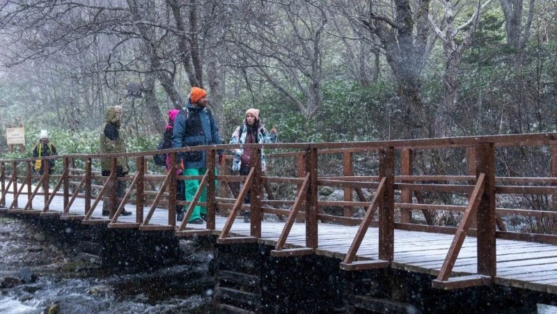 Родственники участников СВО посетили останец Лягушка на Сахалине
