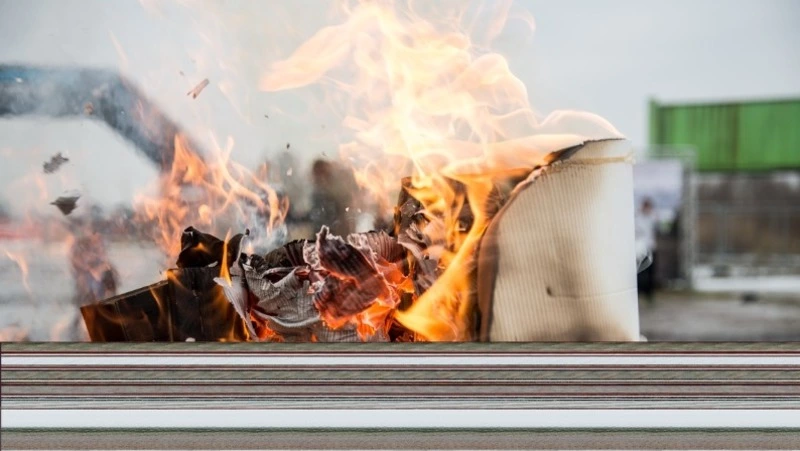 Пожар в заброшенной гостинице тушили на юге Сахалина