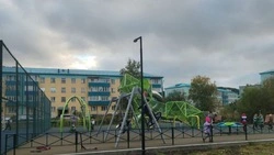 В Углегорске после проверки прокуратуры открыли новую детскую площадку