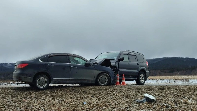 Нелепое ДТП произошло в центре Сахалина