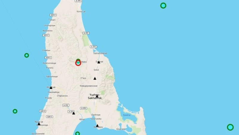 Ощутимое землетрясение зарегистрировали на юге Сахалина 
