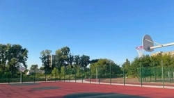 Сахалинские строители восстановили три школьных стадиона в донецком Шахтерске