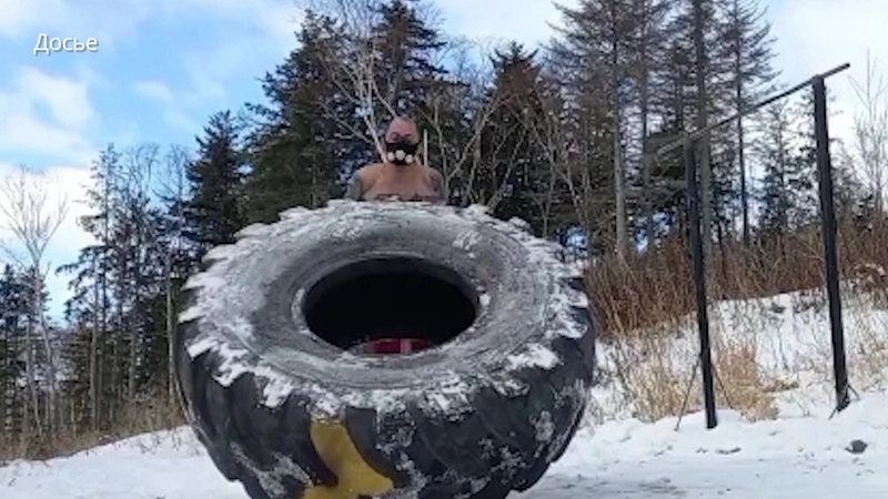 Переворот покрышек привел спортсмена на конкурс «Гордость Сахалинской области»