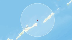 Землетрясение магнитудой 4,6 произошло возле Курил днем 7 августа