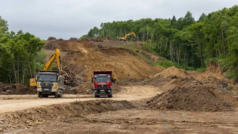 В апреле активизируют строительство объездной трассы в Южно-Сахалинске