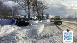 Пьяный пенсионер на внедорожнике устроил аварию в Долинском районе