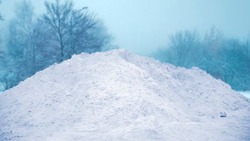 В Южно-Сахалинске заработал дополнительный полигон для снега