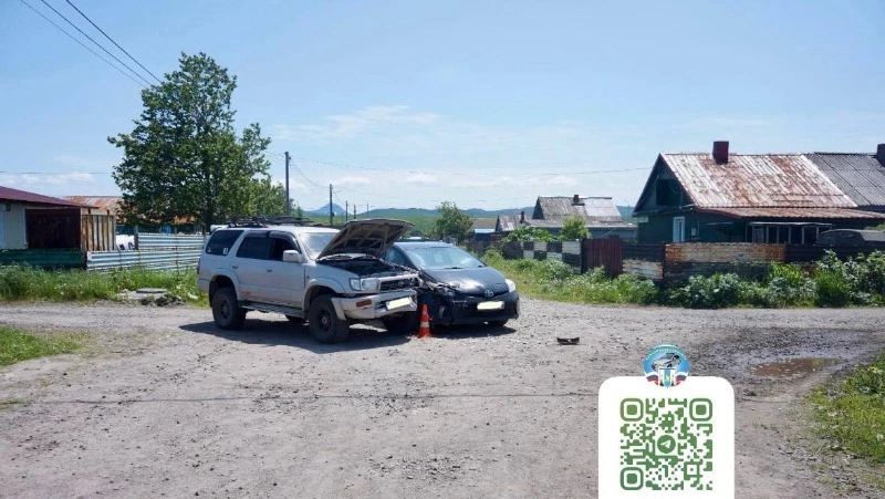 ДТП с пострадавшей: в Курильске столкнулись две «Тойоты» 