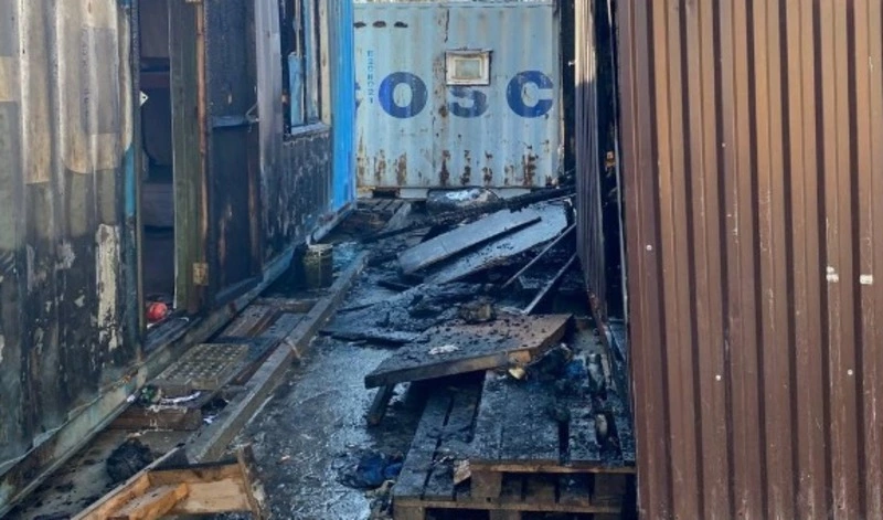 На юге Сахалина едва не сгорела строящаяся детская школа искусств