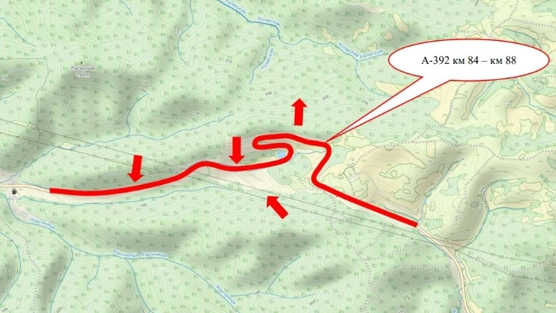 Серпантин в Холмске капитально отремонтируют за 2,5 млрд рублей