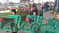 Воспитанники детского сада «Бусинка» приняли участие в праздничном шествии