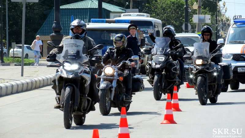 Байкеры и кинооператоры 20 дней ехали на Сахалин за развязкой нового фильма о спасателях