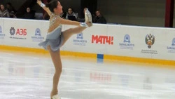 Выступление сахалинской фигуристки Эллины Тен в короткой программе впечатлило судей