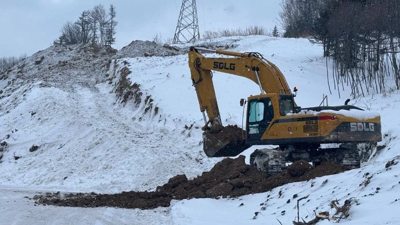 Между селами Лесогорское и Бошняково укрепят участок дороги, который подвержен оползням