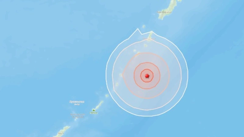 Землетрясение магнитудой 4,9 зарегистрировали у берегов Курильских островов