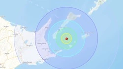Сильное землетрясение произошло на Южных Курилах утром 15 апреля