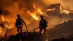 Ребенка спасли сотрудники МЧС при пожаре в Охе