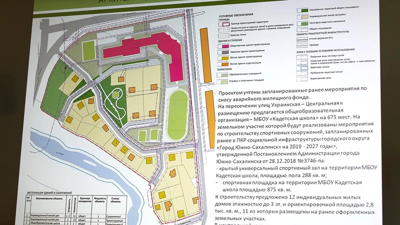 В Южно-Сахалинске выбрали участок под строительство новой кадетской школы