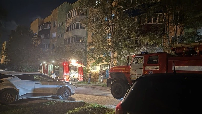 За сутки на Сахалине пожары произошли сразу в трех домах разных муниципалитетов