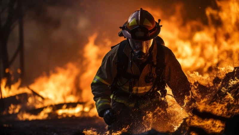 Гараж и баня полыхали ночью в одном из СНТ Южно-Сахалинска