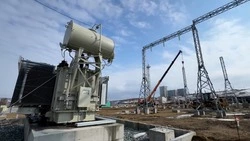 Новая подстанция в Корсакове готова более чем на 60%