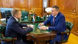 Валерий Лимаренко обсудил поддержку предпринимателей с руководителем «Опоры России»