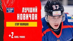 Игрок «Сахалинских Акул» стал лучшим новичком четырнадцатой недели чемпионата МХЛ