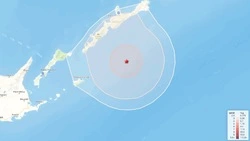 Землетрясение магнитудой 3,4 произошло у Южных Курил