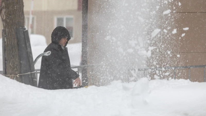 Циклон принесет 10 см снега в Южно-Сахалинск 26 февраля