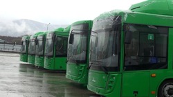 Новые автобусы вышли на дороги Южно-Сахалинска утром 10 мая