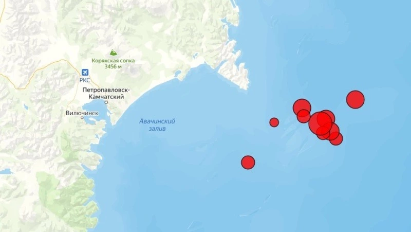 Угрозу цунами объявили из-за серии землетрясений до 7 баллов на Камчатке