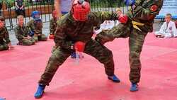 Сахалинская федерация армейского рукопашного боя провела открытую тренировку в парке