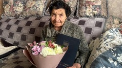 Участница трудового фронта Мария Скурчик отметила 98-летие в Южно-Сахалинске 
