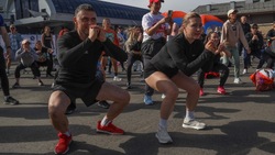 Марафон приседаний прошел в Южно-Сахалинске
