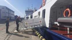Новый пограничный патрульный корабль встретили в Невельске