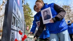 Волонтеры обустроили Стену памяти в городском парке Южно-Сахалинска 