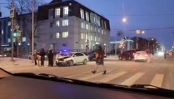 ДТП на пересечении Ленина и Бумажной в Южно-Сахалинске попало на камеры наблюдения