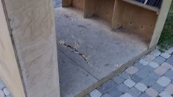 Вандалы проломили пол шкафа для буккроссинга в Южно-Сахалинске