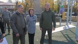 Юрий Трутнев проверил ход восстановительных работ на подшефных территориях ДНР