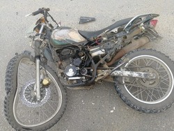 Мотоциклист без прав и его пассажир пострадали в ДТП на севере Сахалина          