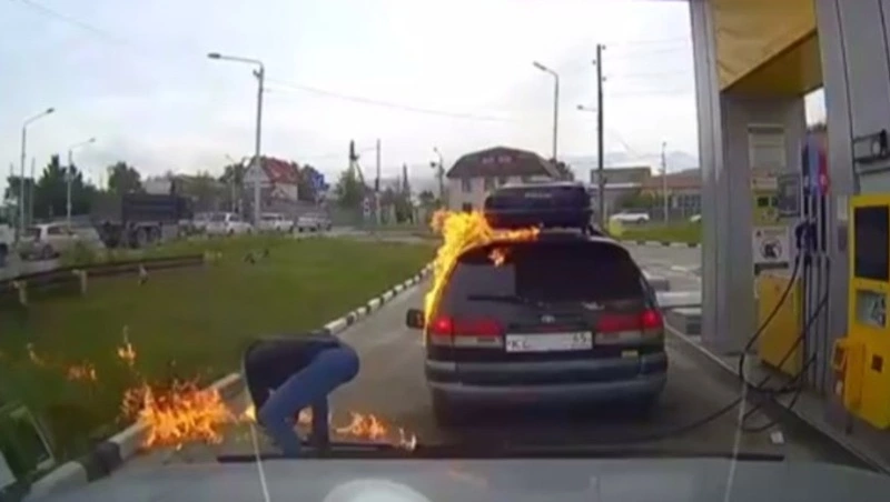 Устроивший фаер-шоу на АЗС сахалинец прославился в Норвегии