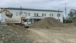 Ремонт привокзальной площади в Долинске завершится к 20 октября