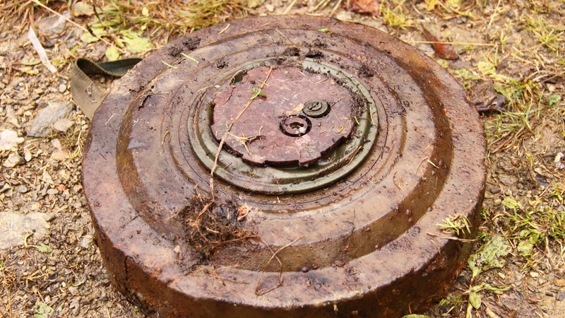 На севере Сахалина обнаружили несколько мин. На место вызвали саперов