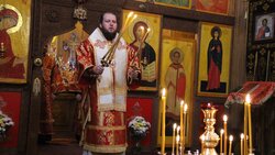 Архиепископ Южно-Сахалинский и Курильский Аксий первый раз провел богослужение в корсаковском храме