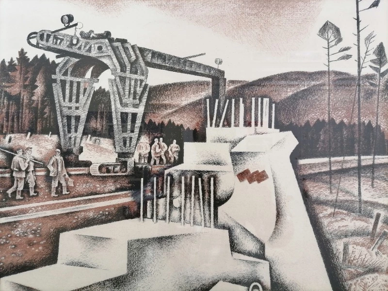 Выставка к 50-летию начала строительства БАМа открылась в областном художественном музее Сахалина