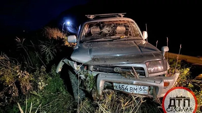 Сахалинский автолюбитель потерял сознание на Чеховском перевале и съехал с трассы в кювет