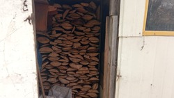 Семье мобилизованного в Долинском районе привезли запас дров на зиму